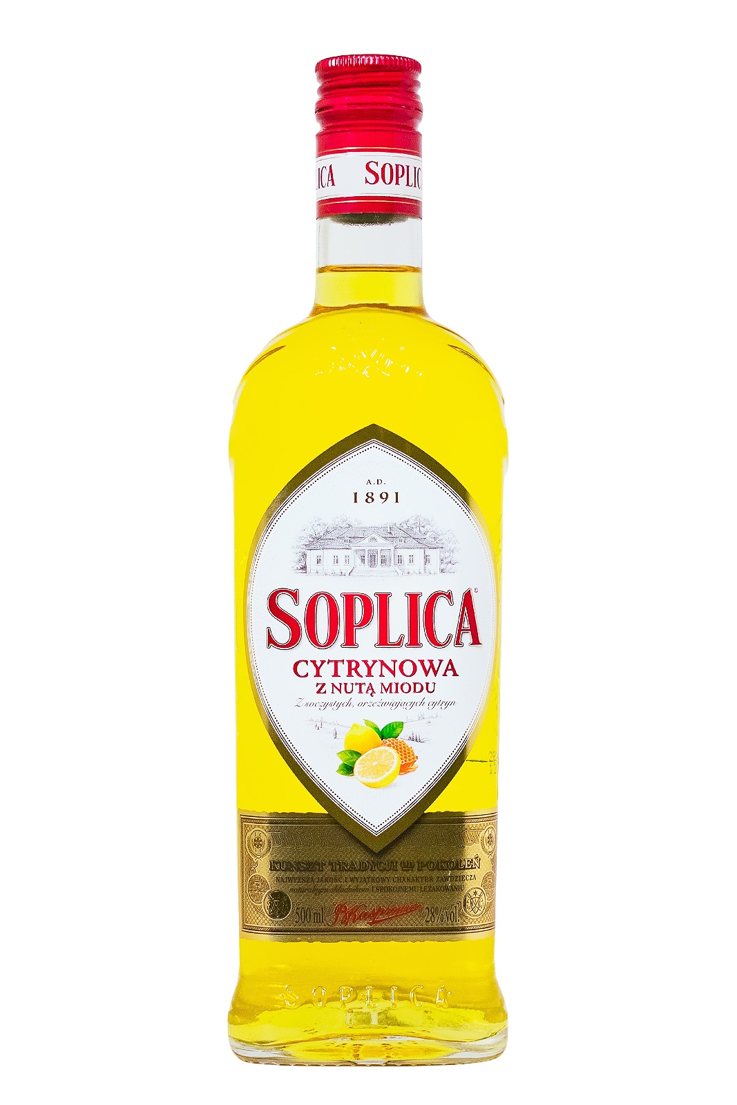 Soplica Zitrone & Honig Cytrynowa z nuta Miodu - 0,5L 28% vol