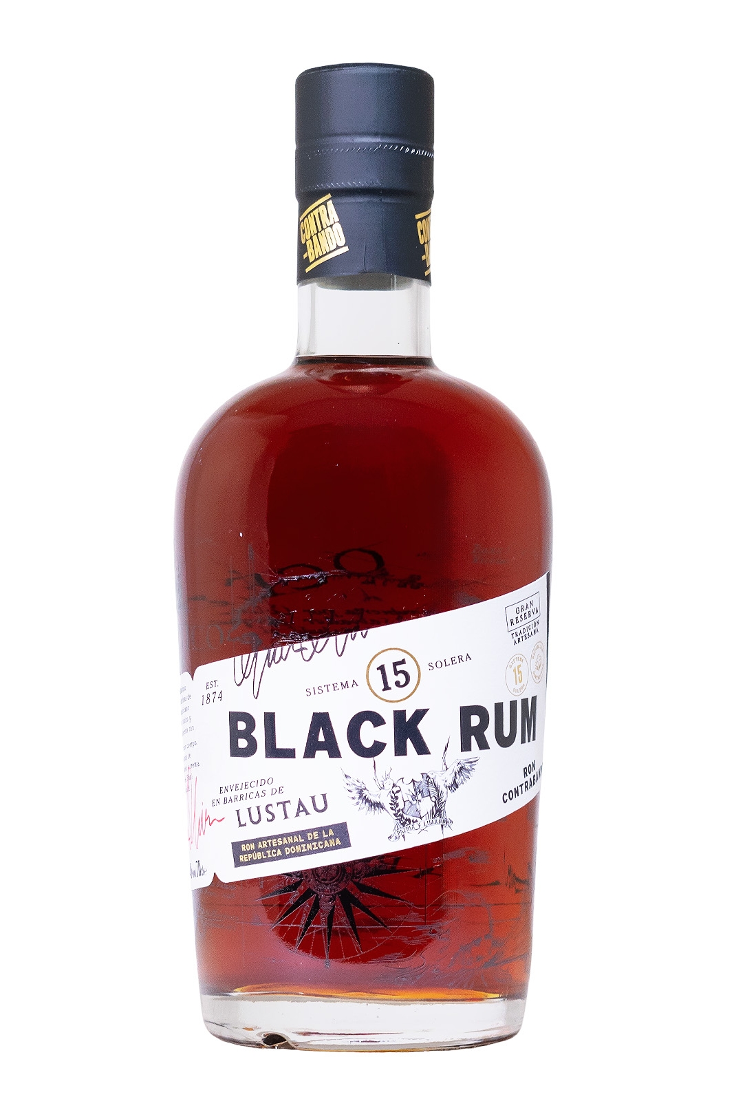 Ron Contrabando Black Solera 15 Jahre - 0,7L 40% vol