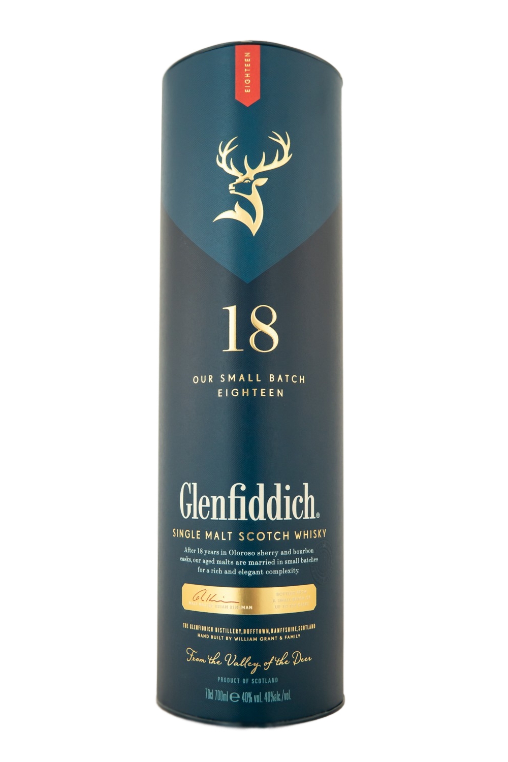Glenfiddich 18 Jahre Single Malt Scotch Whisky - 0,7L 40% vol