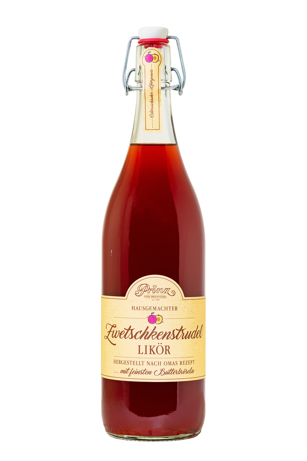 Prinz Zwetschkenstrudel Likör - 1 Liter 16% vol Prinz Zwetschkenstrudel Likör - 1 Liter 16% vol