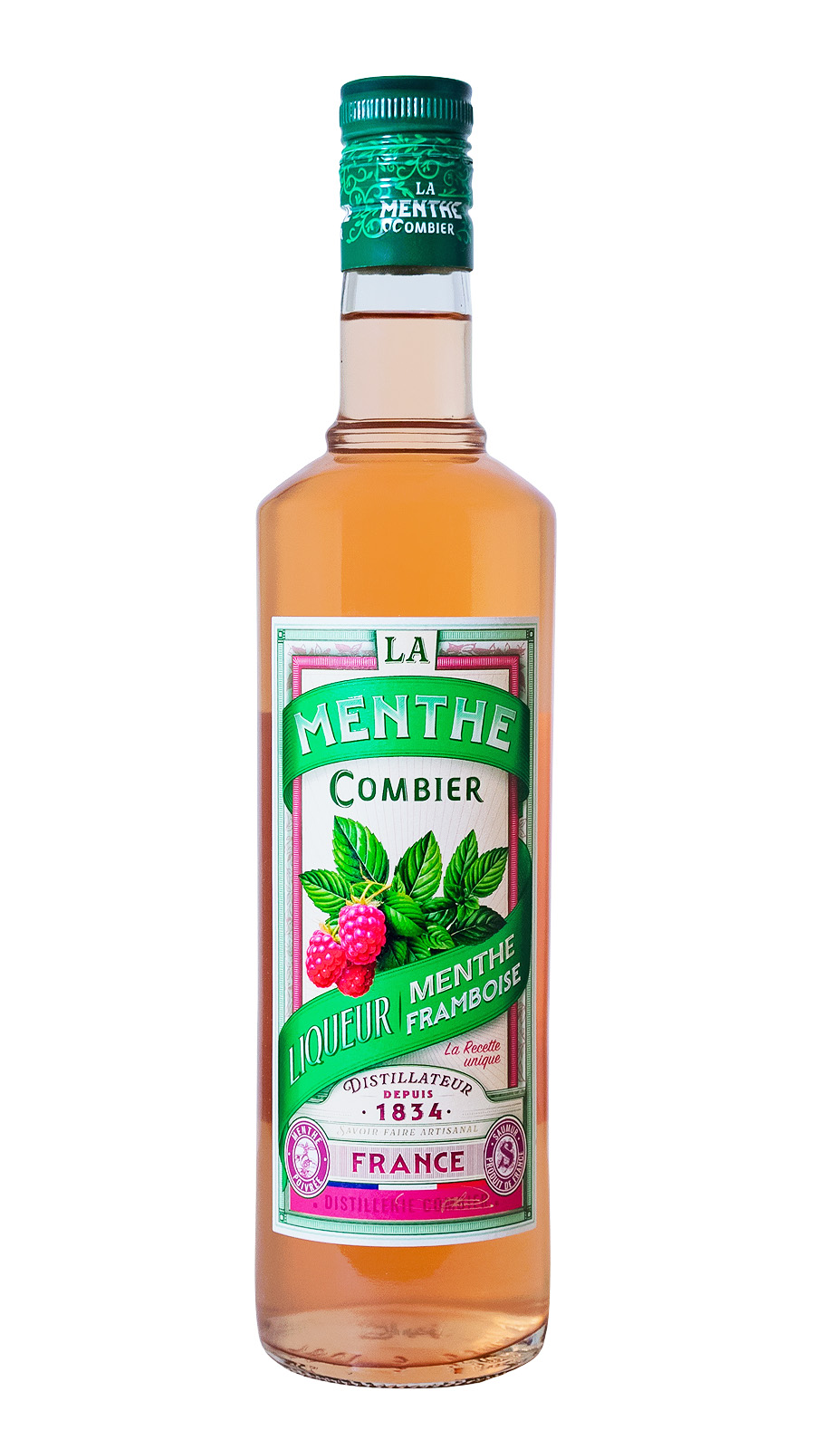 Combier La Menthe Framboise Himbeer-Minzlikör - 0,7L 17% vol