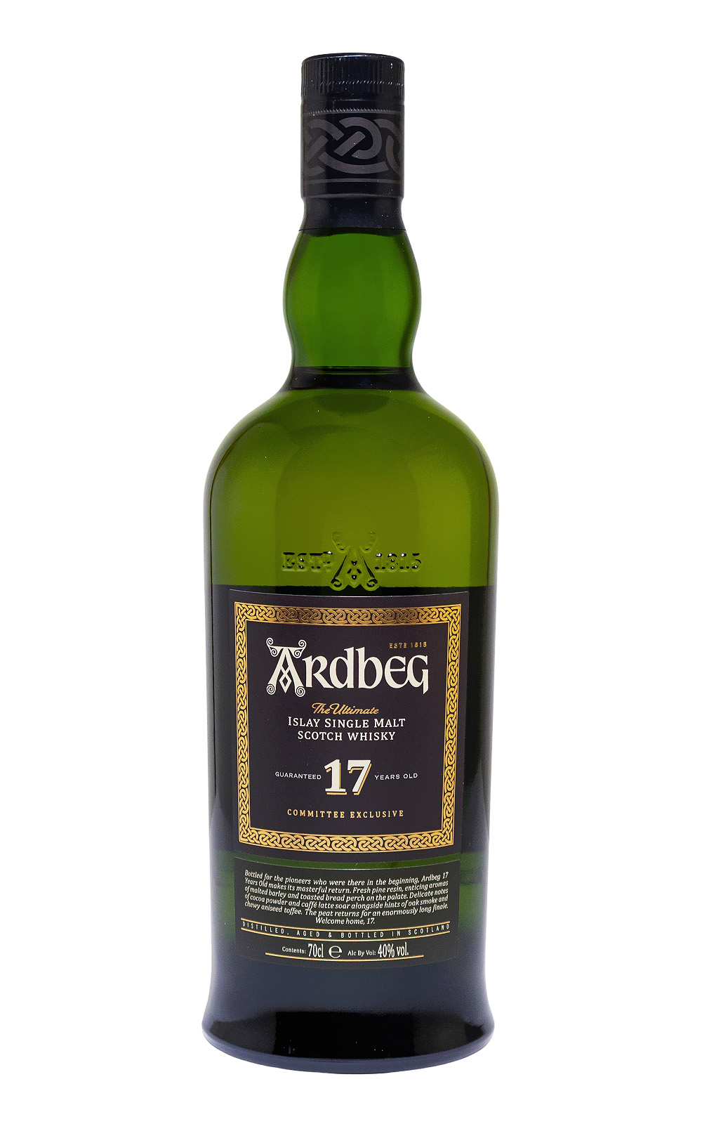 Ardbeg 17 Years Old Islay Single Malt Scotch Whisky - 0,7L 40% vol