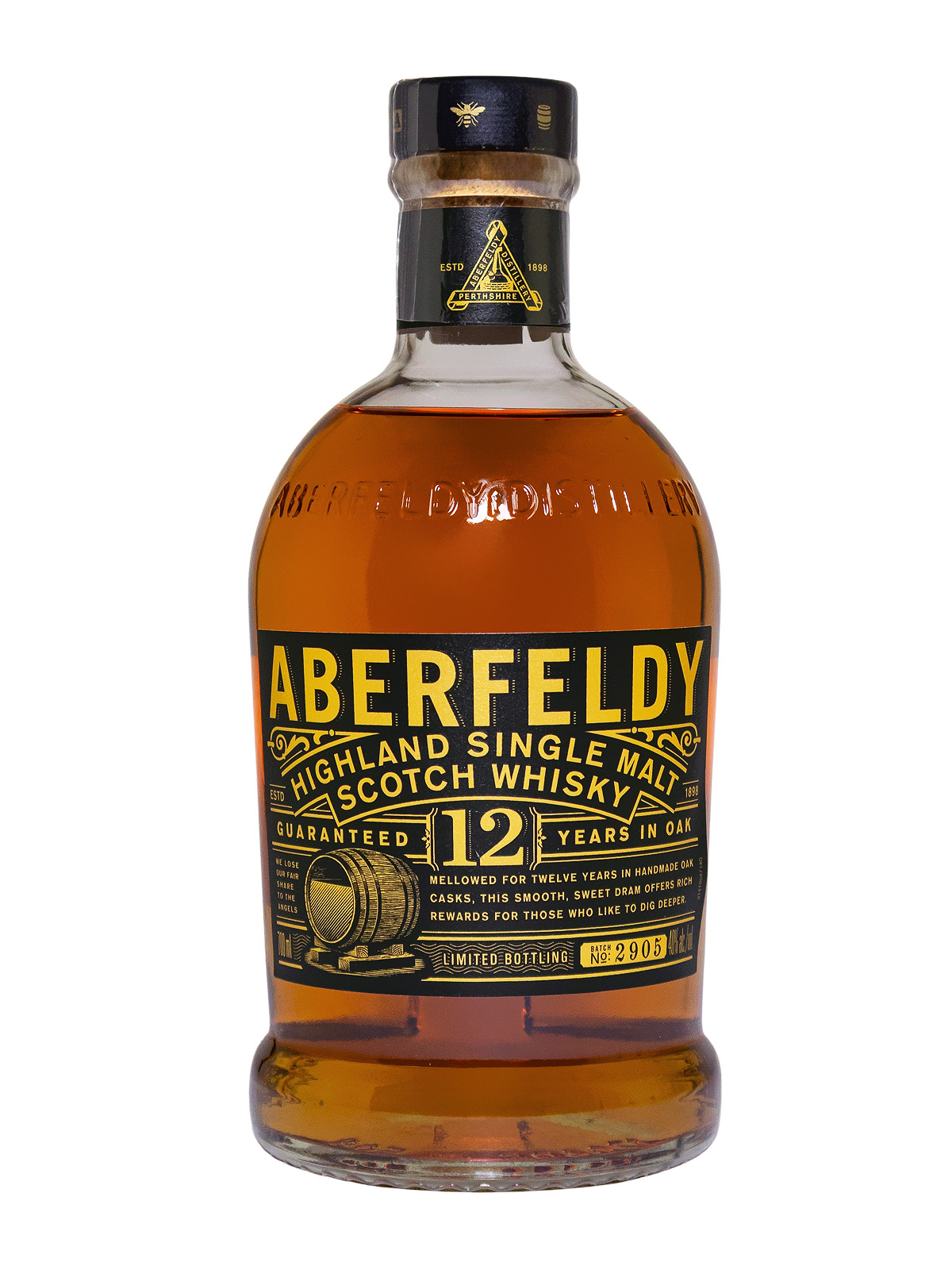 Aberfeldy 12 Years Old Gold Bar Edition Highland Single Malt Scotch Whisky - 0,7L 40% vol