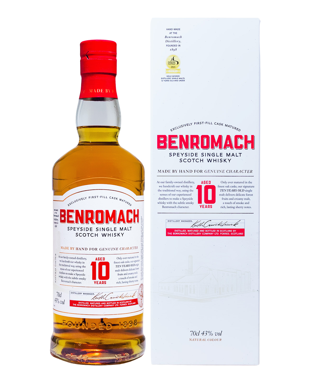 Benromach 10 Jahre - 0,7L 43% vol