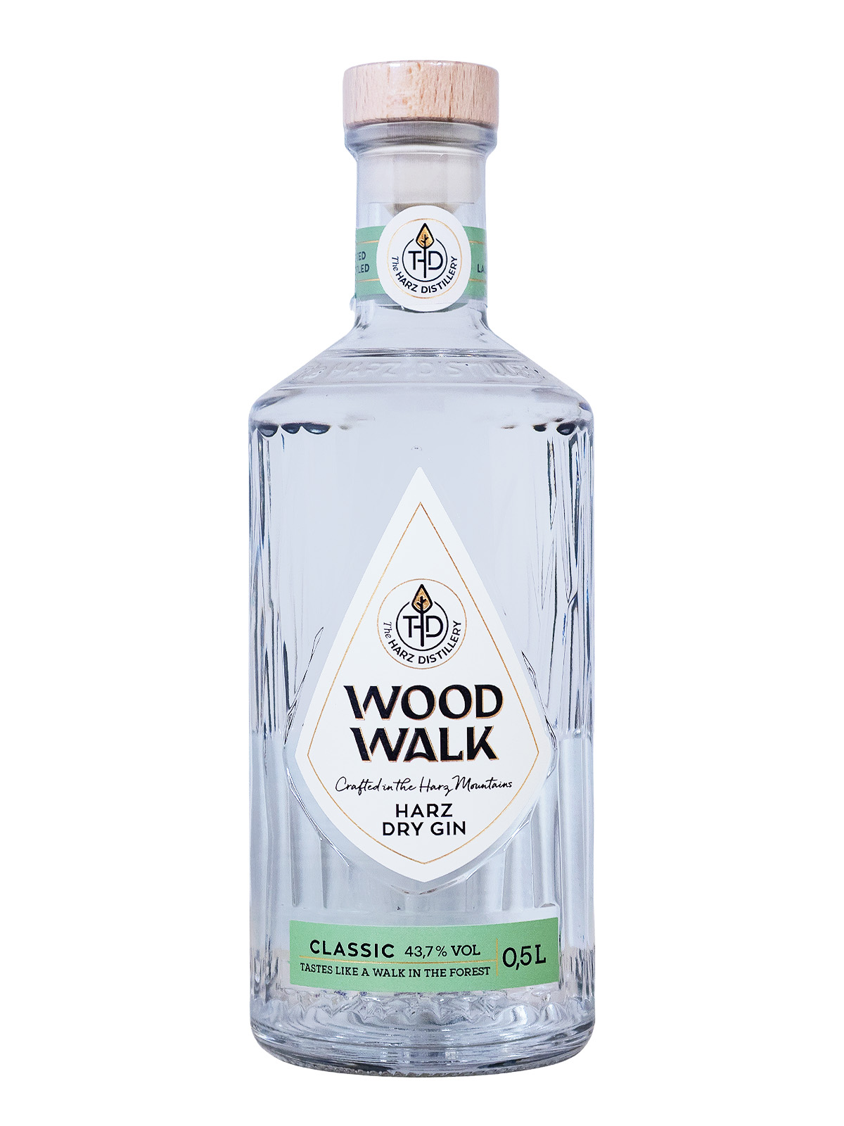 The Harz Distillery Woodwalk Gin Classic - 0,5L 43,7% vol