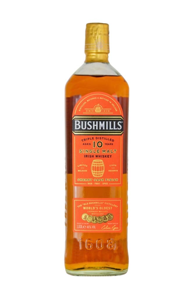 Bushmills Sherry Cask Finish 10 Jahre - 1 Liter 46% vol