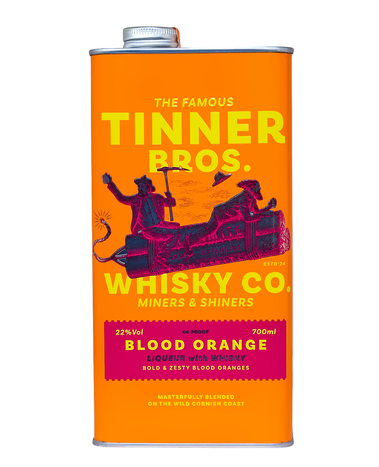 Tinner Bros Blood Orange Whisky Liqueur - 0,7L 22% vol