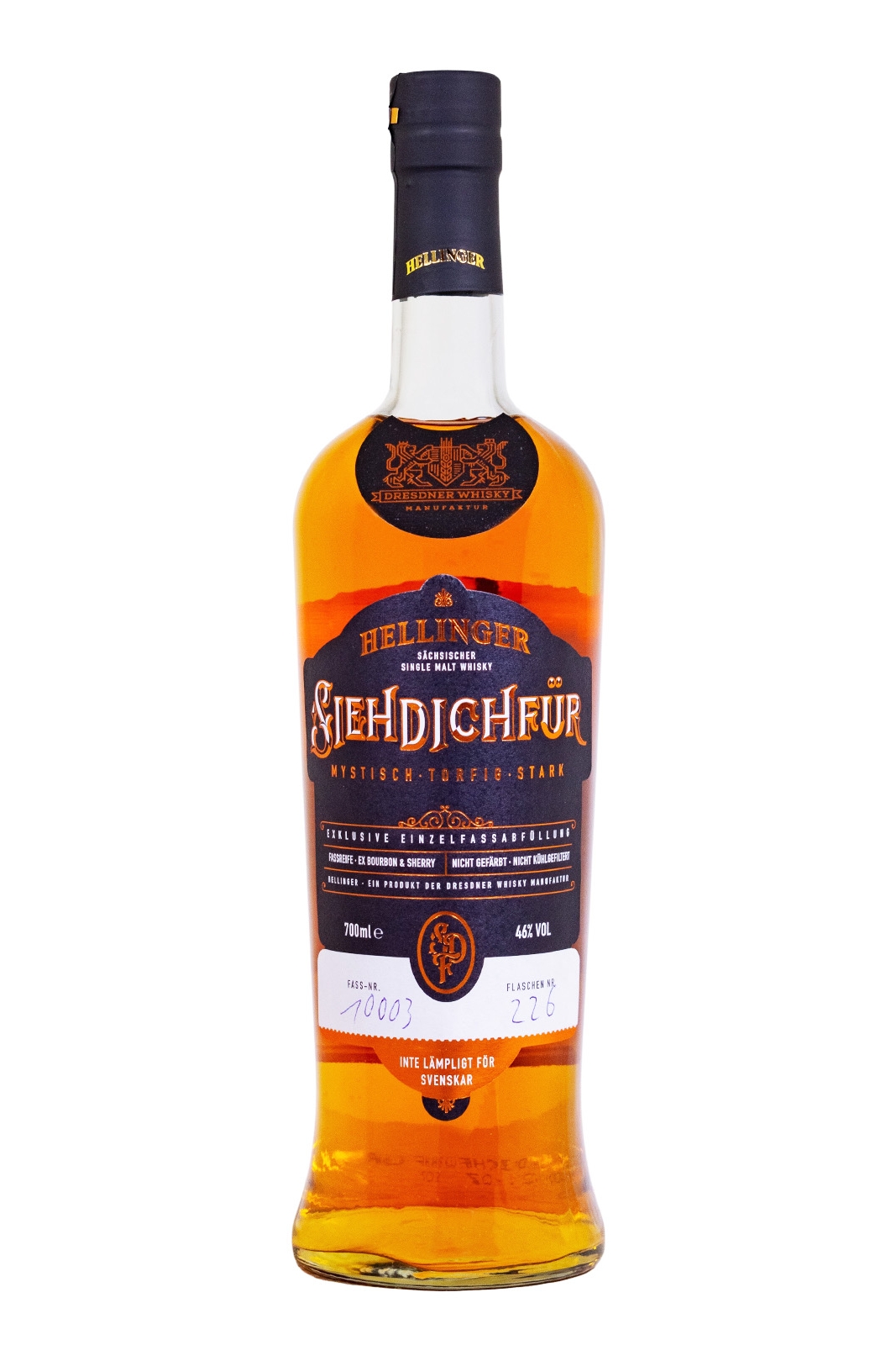 Hellinger SIEHDICHFÜR Single Malt Whisky - 0,7L 46% vol