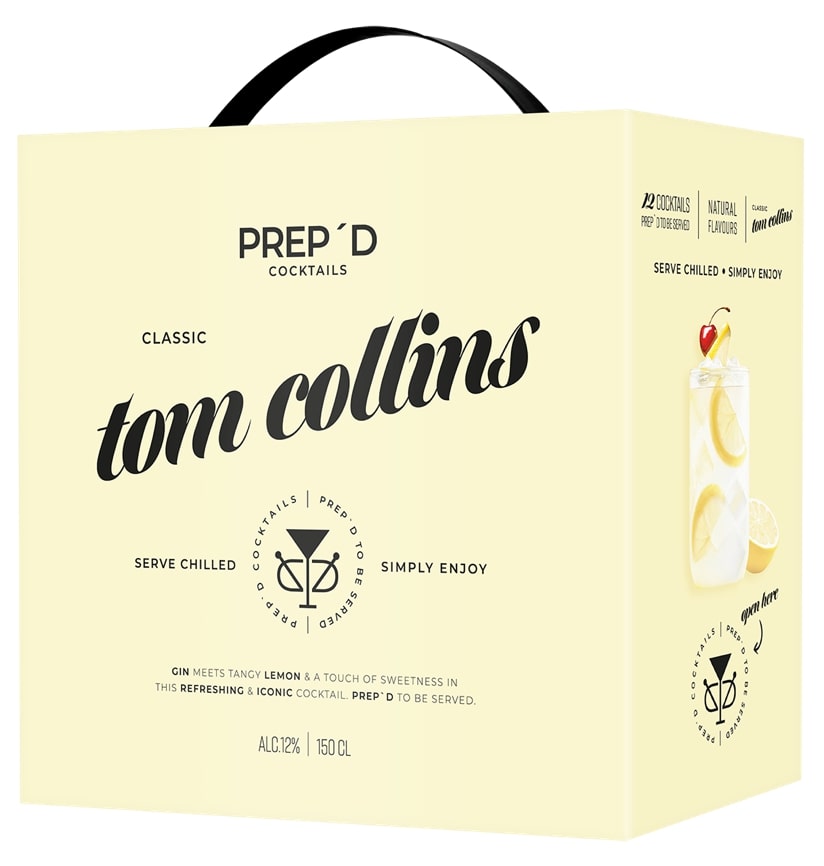 Prep´d Cocktails Tom Collins Ready to Drink - 1,5L 12% vol Prep´d Cocktails Tom Collins Ready to Drink - 1,5L 12% vol