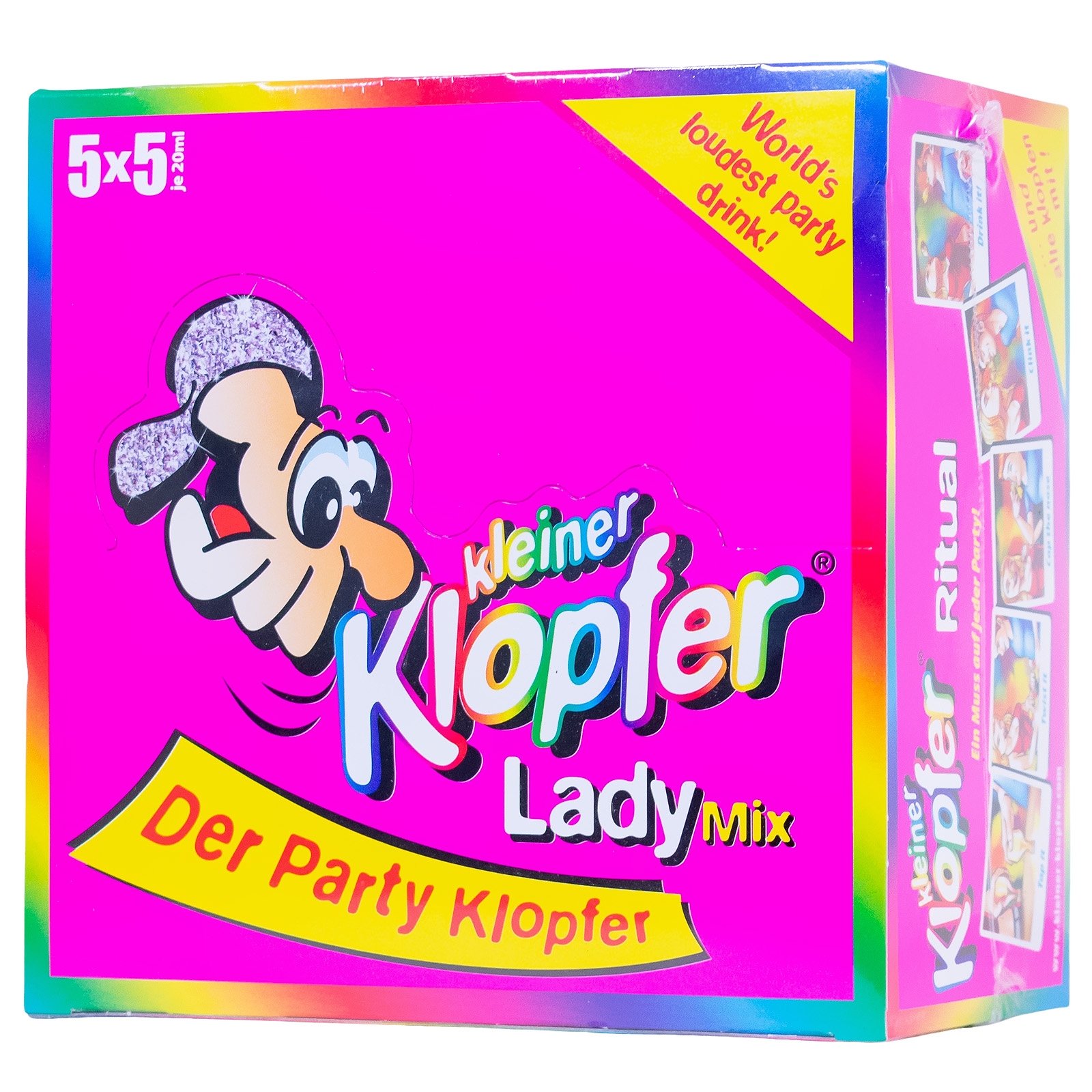 Mix-Paket [25 x 0,02L] Kleiner Klopfer Lady Mix - 0,5L 15,6% vol