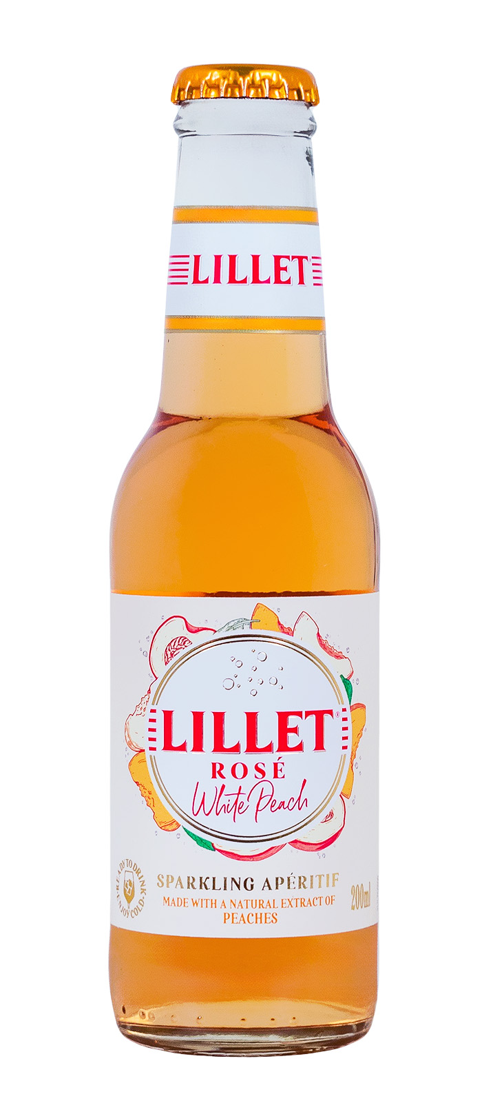 Lillet Rose White Peach Ready to Drink - 0,2L 10,3% vol