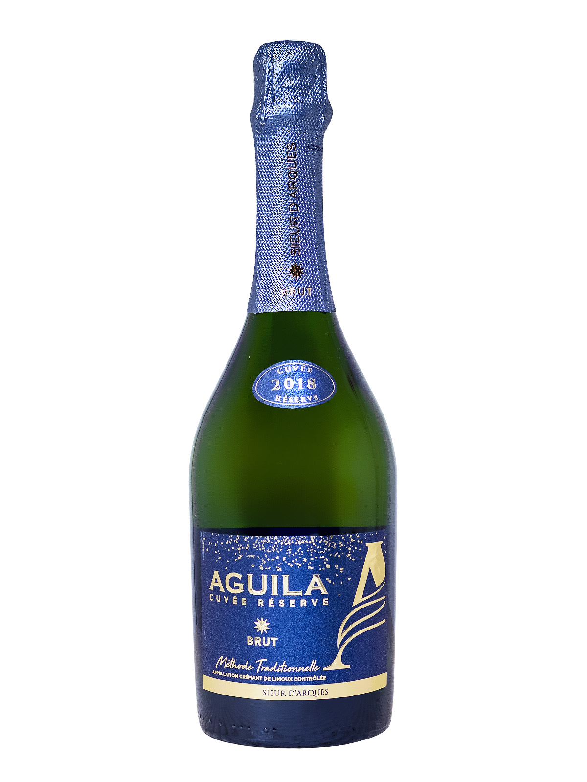 Aguila Crémant de Limoux Brut AOC Cuvée Réserve Millésimée 2018 - 0,75L 12,5% vol