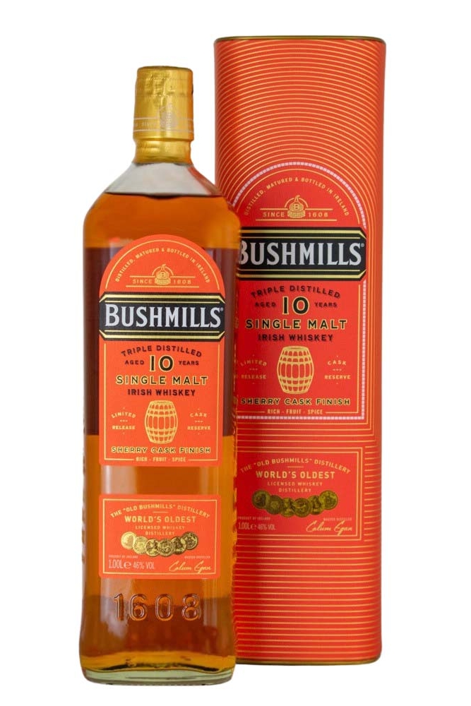 Bushmills Sherry Cask Finish 10 Jahre - 1 Liter 46% vol