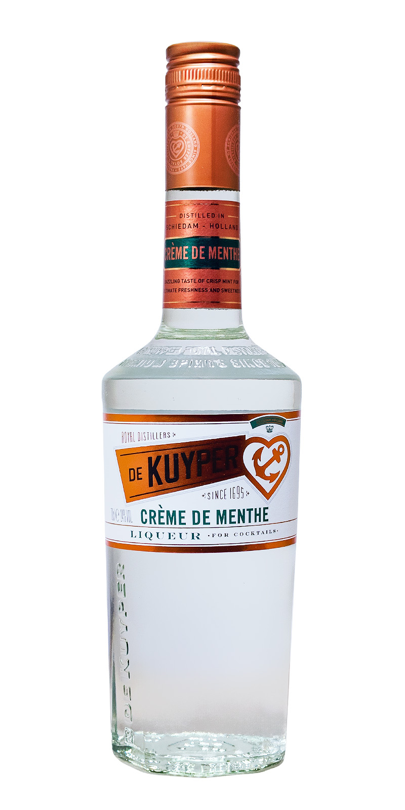 De Kuyper Creme de Menthe weiß - 0,7L 24% vol (16.06.2025) De Kuyper Creme de Menthe weiß - 0,7L 24% vol