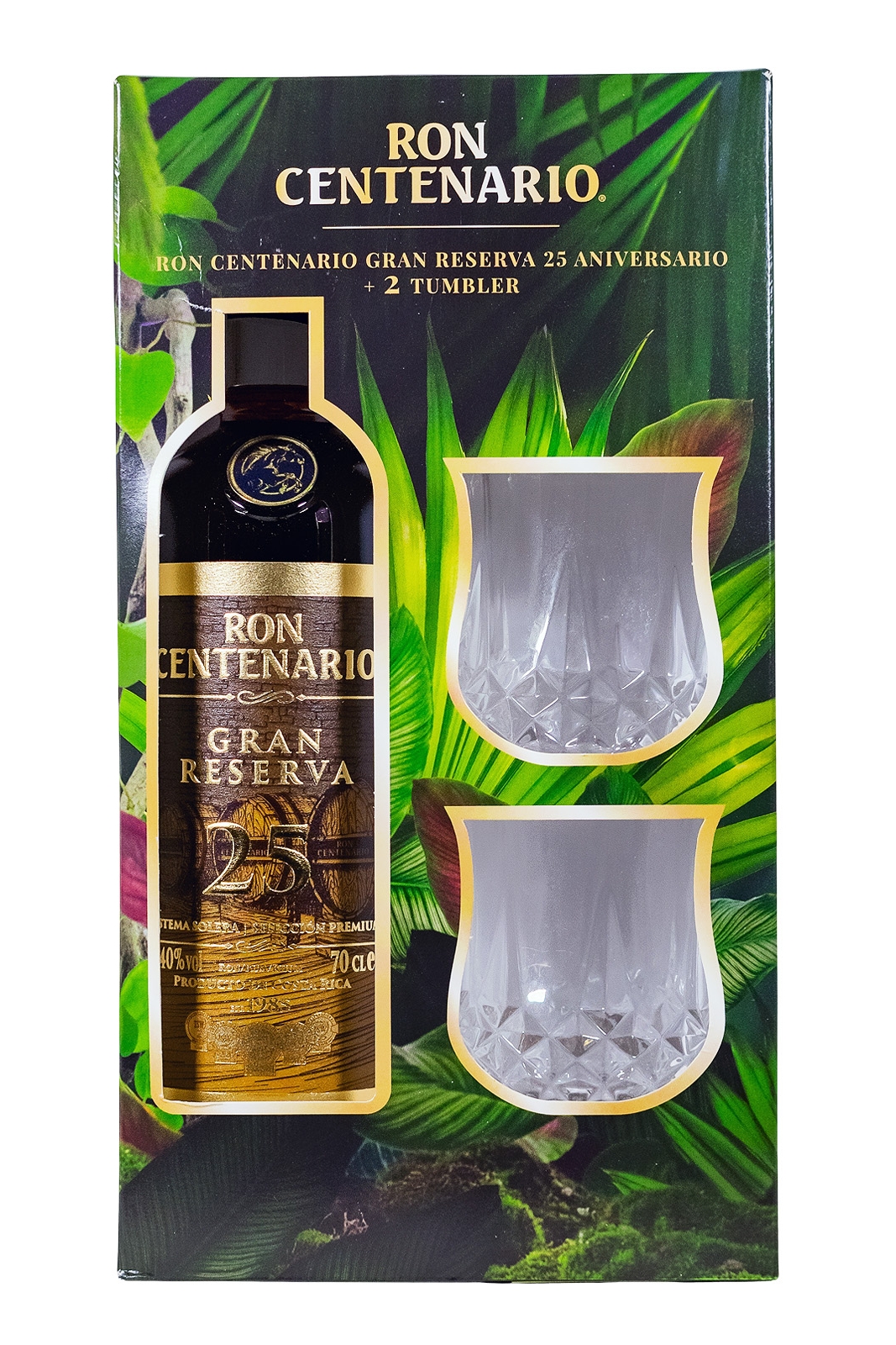 Ron Centenario 25 Geschenkset - 0,7L 40% vol
