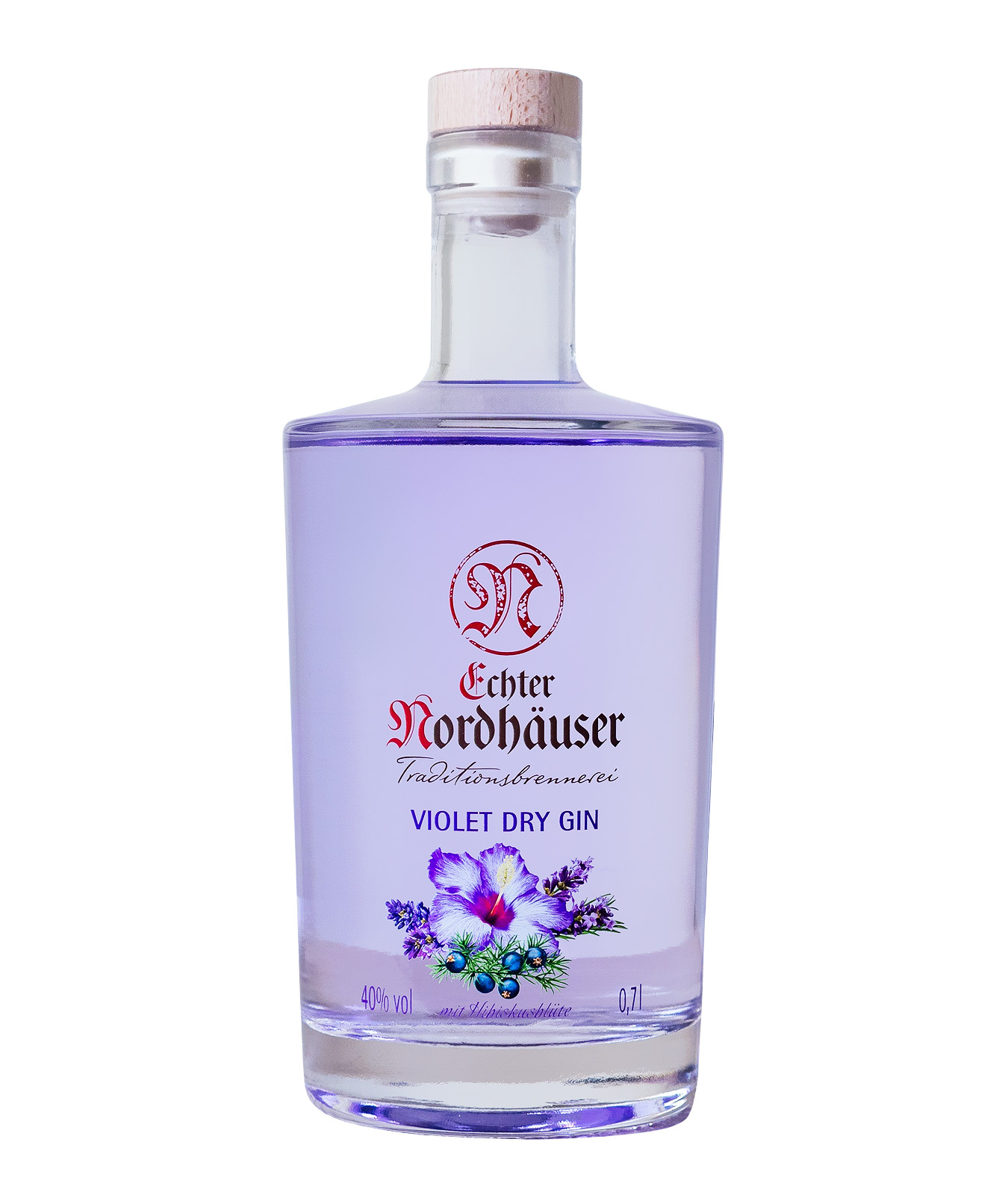 Echter Nordhäuser Violet Gin - 0,7L 40% vol (09.04.2025) Echter Nordhäuser Violet Gin - 0,7L 40% vol