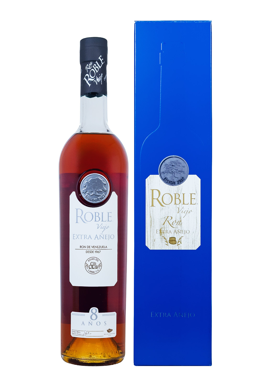 Ron Roble Extra Anejo 8 Jahre - 0,7L 40% vol