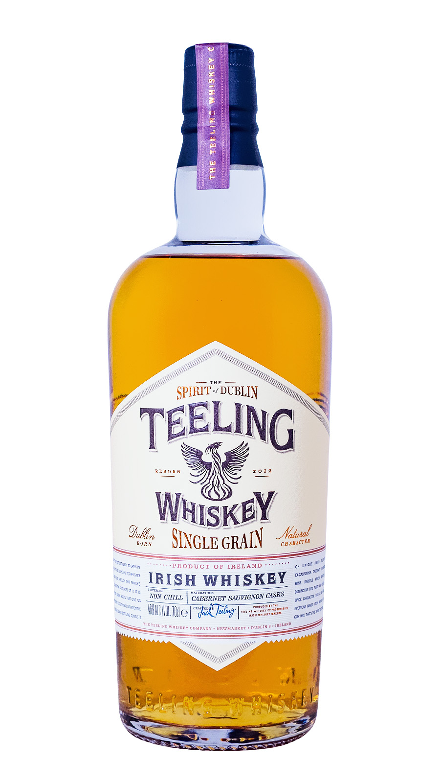 Teeling Single Grain Wine Casks Irish Whiskey - 0,7L 46% vol (11.08.2025) Teeling Single Grain Wine Casks Irish Whiskey - 0,7L 46% vol