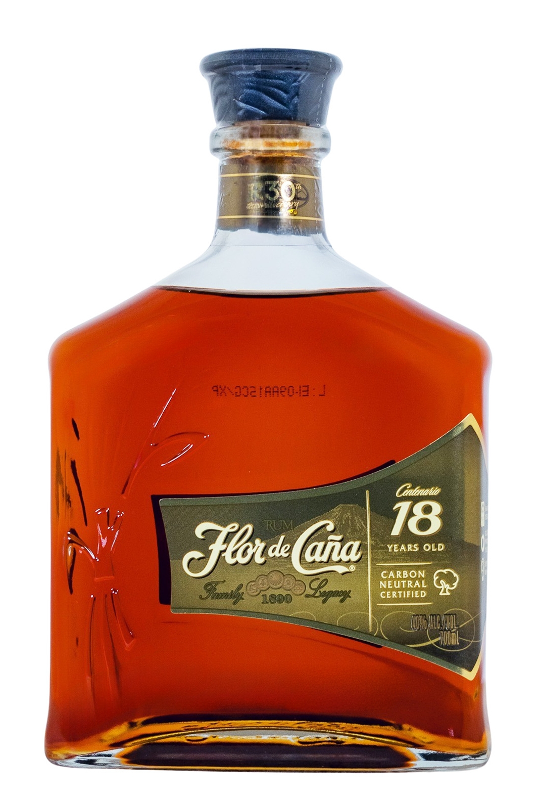 Flor de Cana Centenario Gold 18 Jahre Single Estate Rum - 0,7L 40% vol