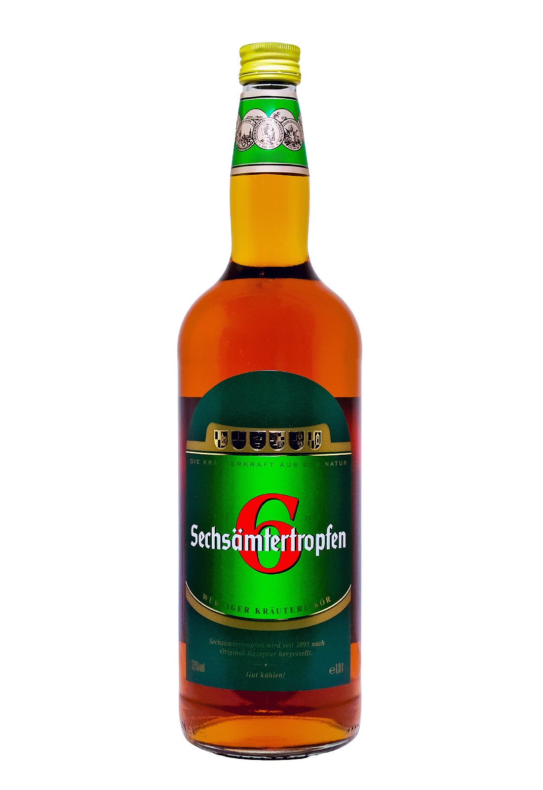 Sechsämtertropfen - 1 Liter 33% vol