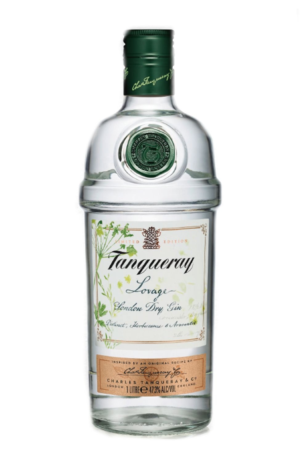Tanqueray Lovage London Dry Gin - 1 Liter 47,3% vol Tanqueray Lovage London Dry Gin - 1 Liter 47,3% vol