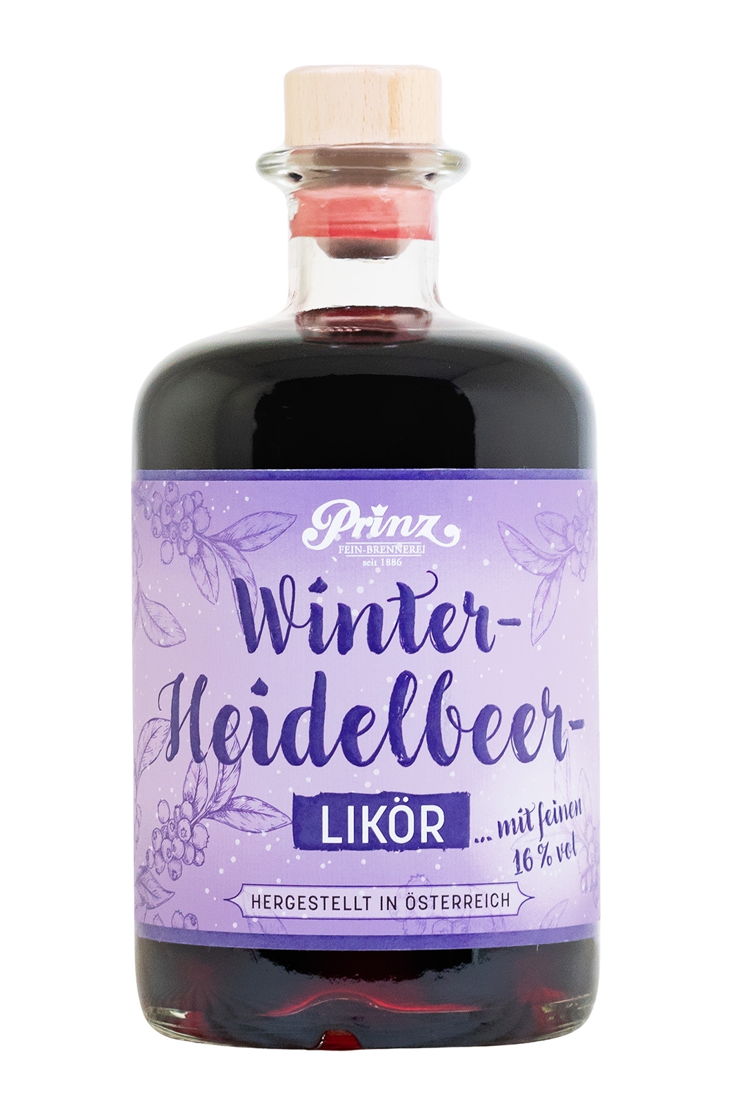 Prinz Winter-Heidelbeer-Likör - 0,5L 16% vol Prinz Winter-Heidelbeer-Likör - 0,5L 16% vol