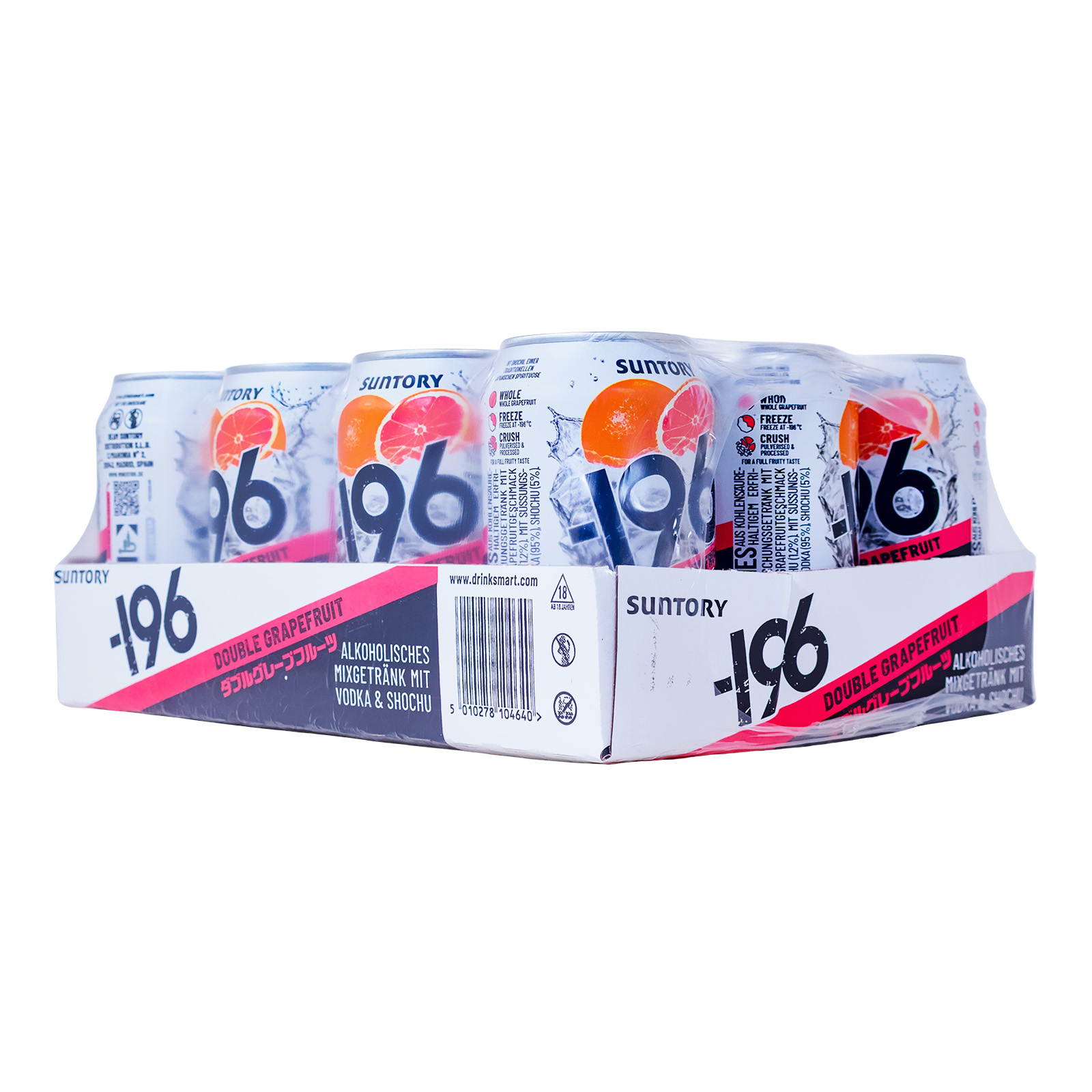 Paket [12 x 0,33L] -196 Double Grapefruit Suntory Vodka & Shochu - 3,96L 10% vol