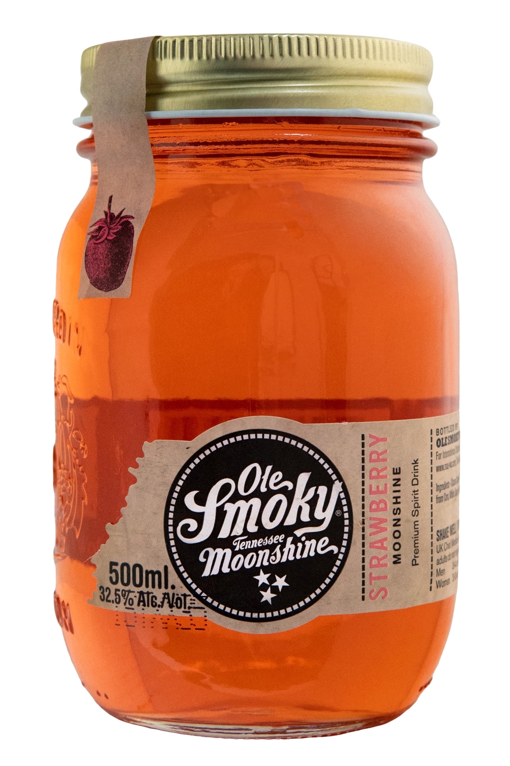 Ole Smoky Strawberry Moonshine - 0,5L 32,5% vol Ole Smoky Strawberry Moonshine - 0,5L 32,5% vol