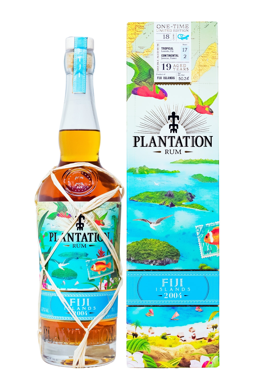Plantation Fiji Islands 2004 One-Time Rum - 0,7L 50,3% vol