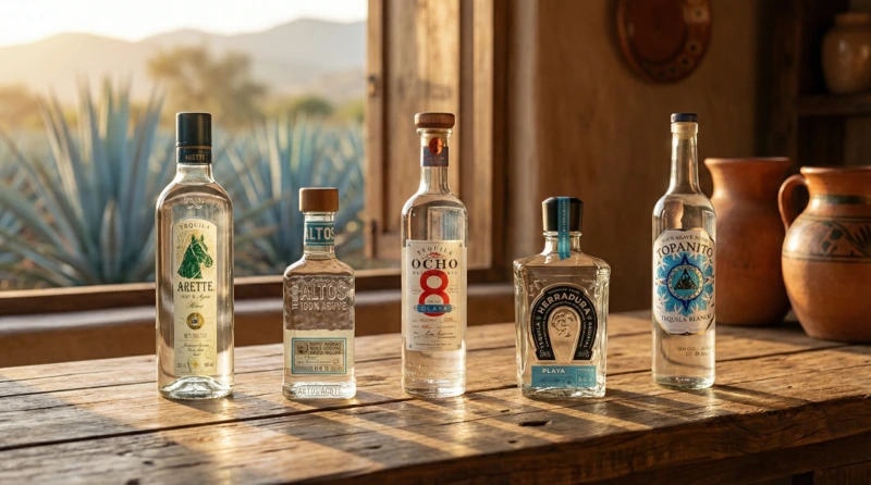 5 besten Tequila unter 35 Euro, Ocho, Ropanito, Arette, Herradura und Olmeca Altos