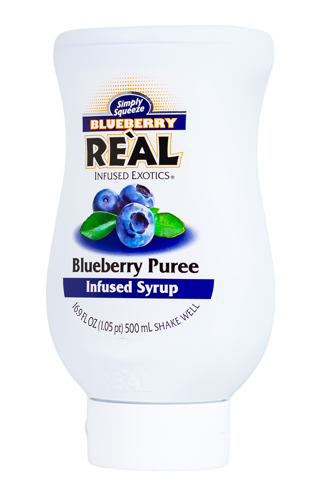 Real Blueberry Sirup mit Blaubeerpüree - 0,5L Real Blueberry Sirup mit Blaubeerpüree - 0,5L