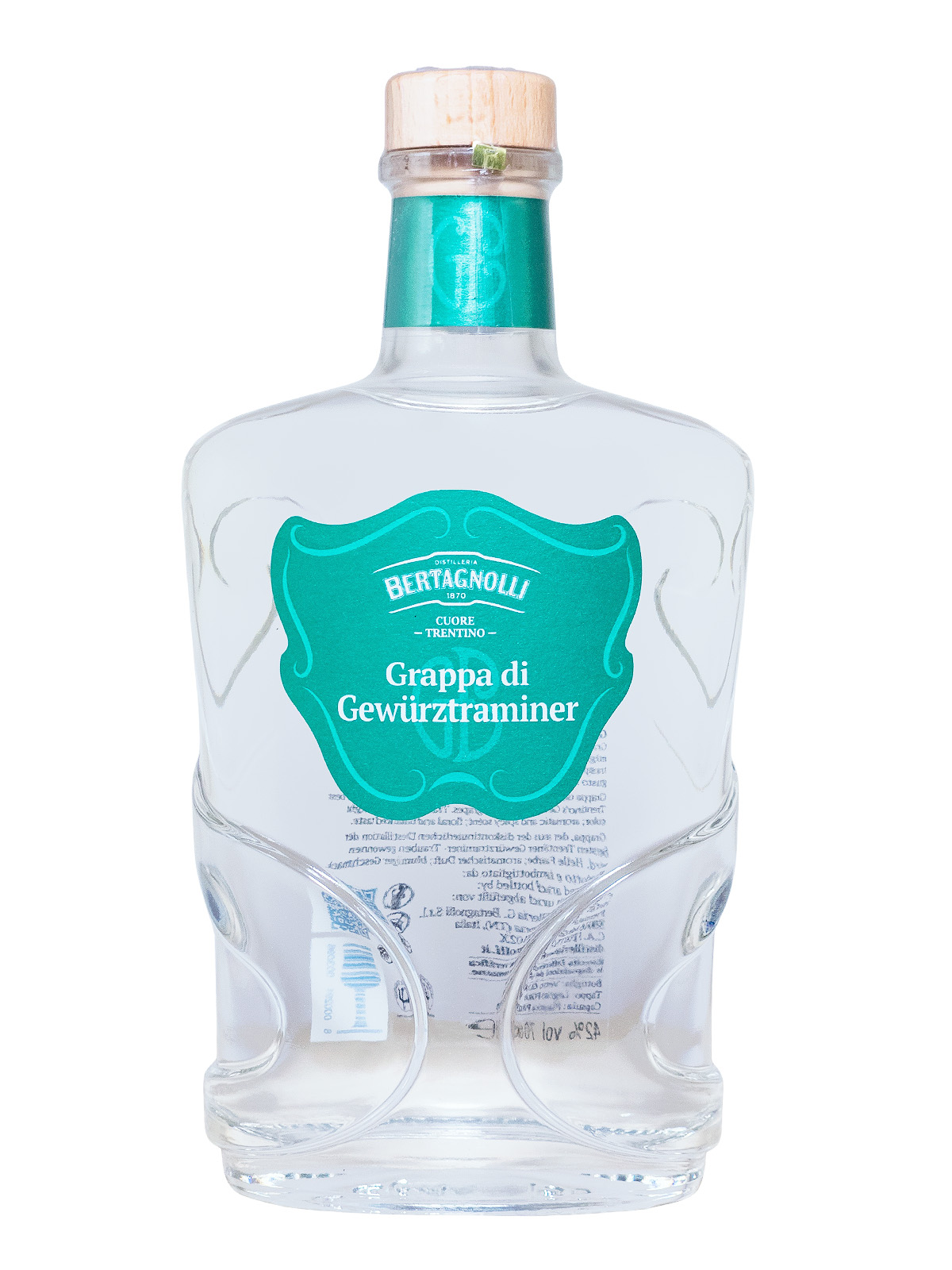Bertagnolli Grappa di Gewürztraminer - 0,7L 42% vol