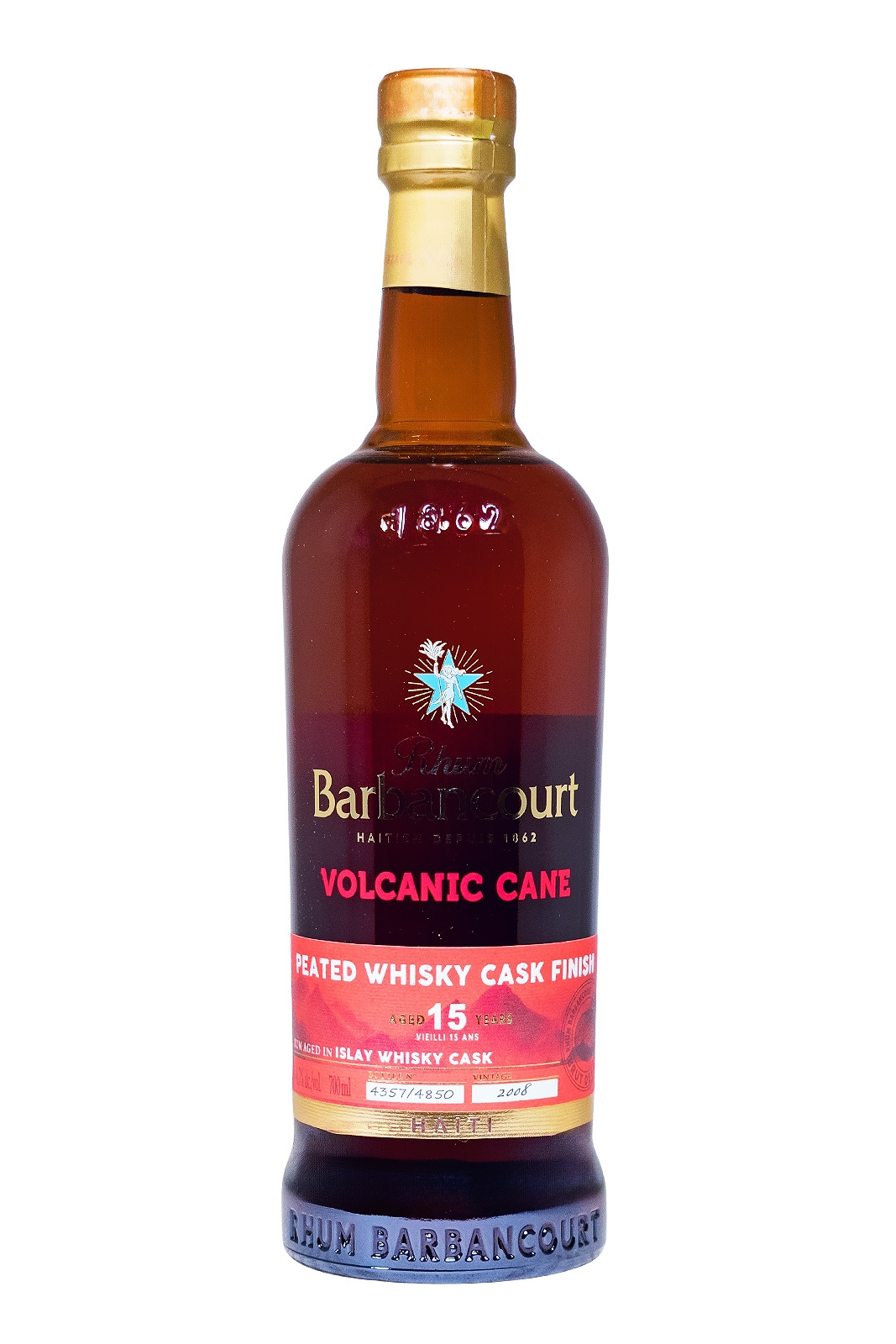 Barbancourt Volcanic Cane 15 Jahre - 0,7L 46,7% vol