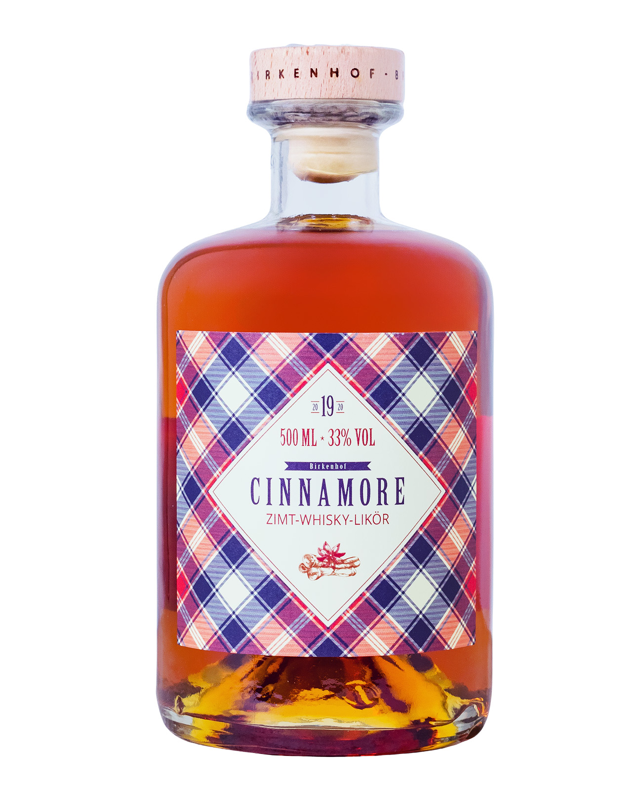Birkenhof Cinnamore Whisky-Zimt Likör - 0,5L 33% vol