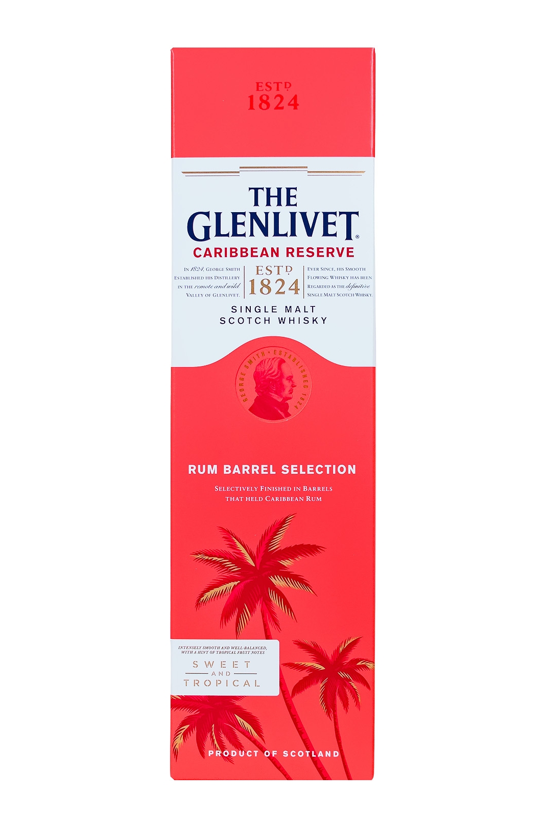 The Glenlivet Caribbean Reserve Single Malt Scotch Whisky - 0,7L 40% vol