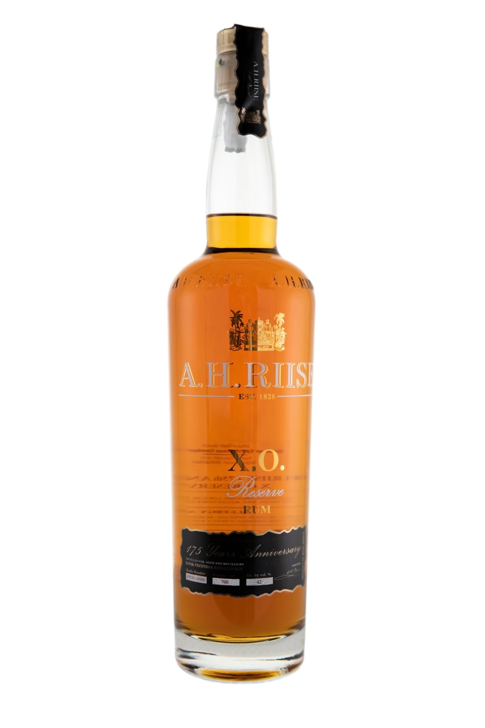 A.H. Riise X.O. 175 Anniversary Reserve Spirituose auf Rum-Basis - 0,7L 42% vol
