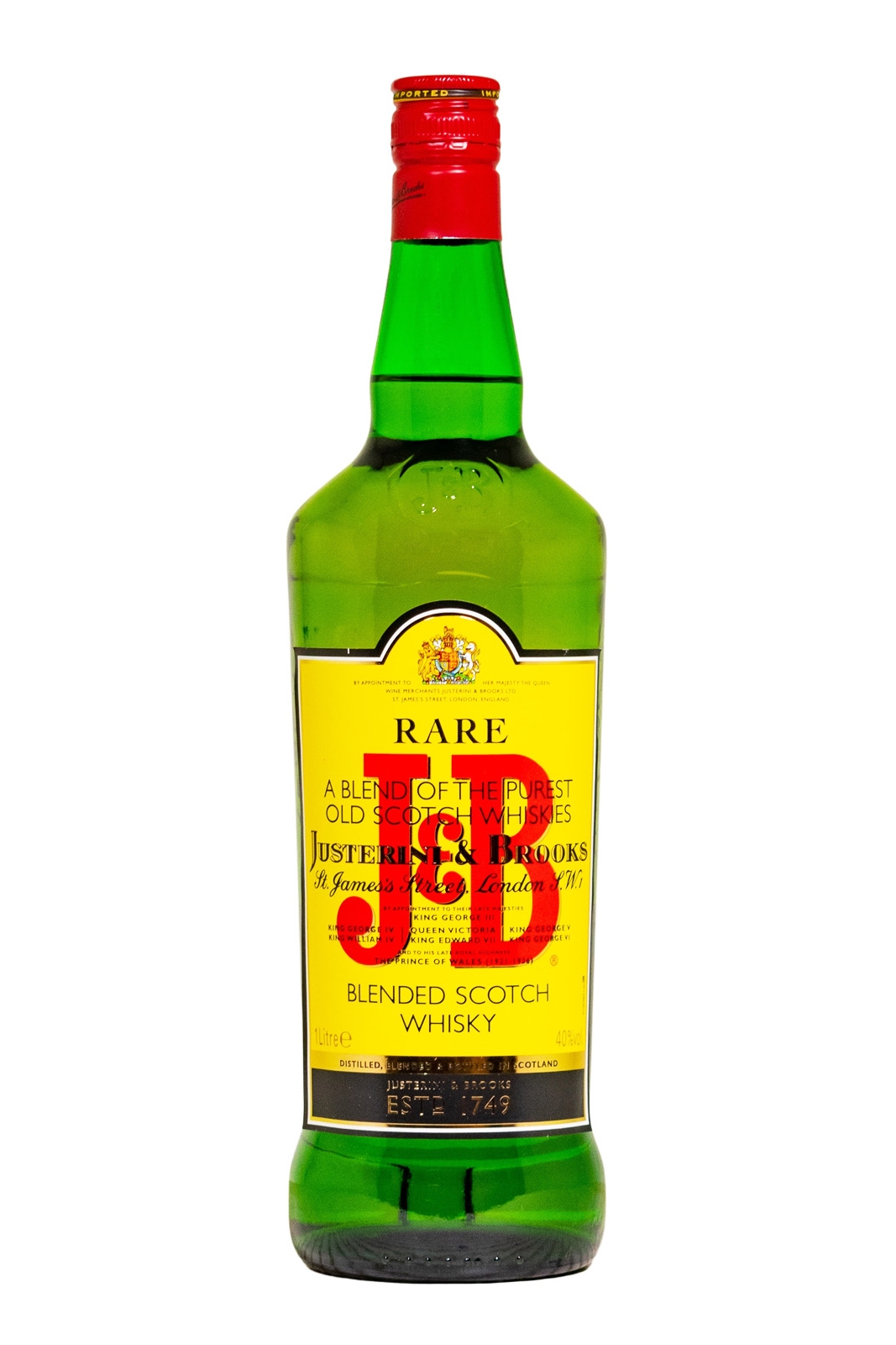J & B Rare Blended Scotch Whisky - 1 Liter 40% vol