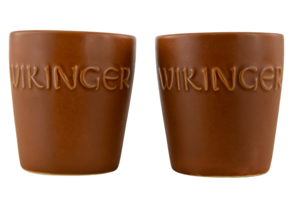 Wikinger Met Original + Roter Wikinger Met + 2 Met Becher - 1,5L 8,5% vol