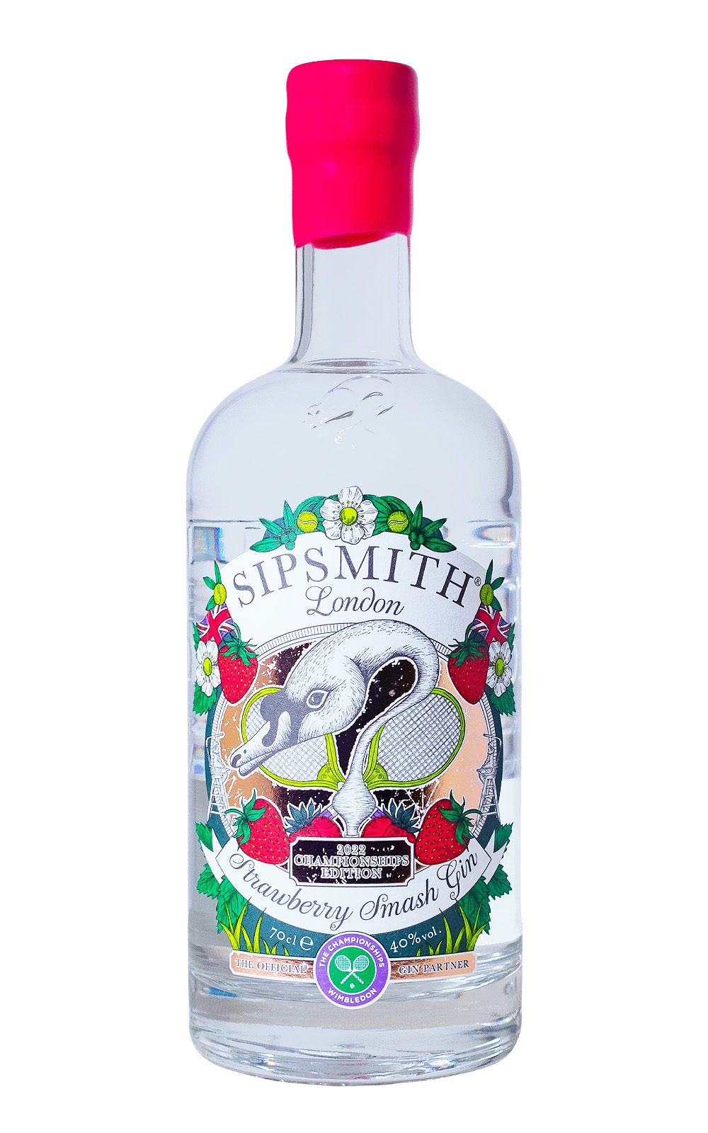 Sipsmith Strawberry Smash Gin - 0,7L 40% vol (14.10.2025) Sipsmith Strawberry Smash Gin - 0,7L 40% vol