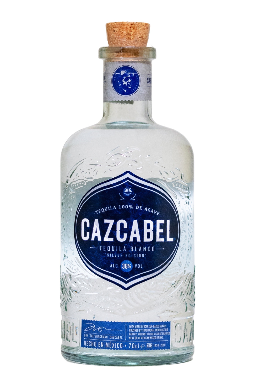 Cazcabel Tequila Blanco - 0,7L 38% vol Cazcabel Tequila Blanco - 0,7L 38% vol