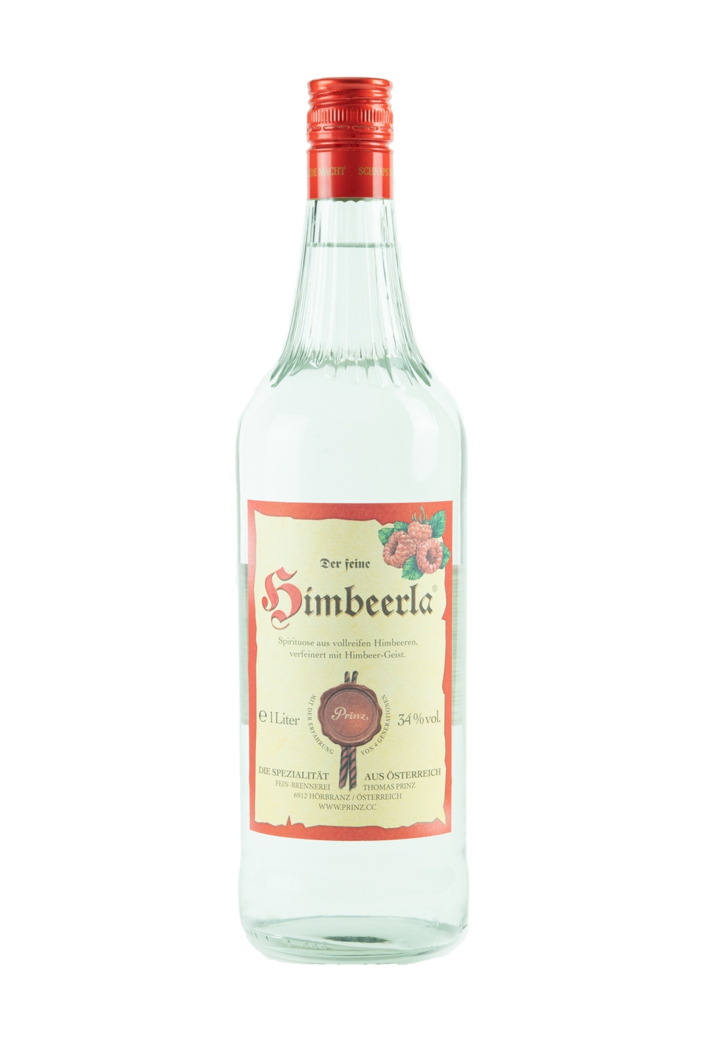 Prinz Himbeerla - 1 Liter 34% vol Prinz Himbeerla - 1 Liter 34% vol