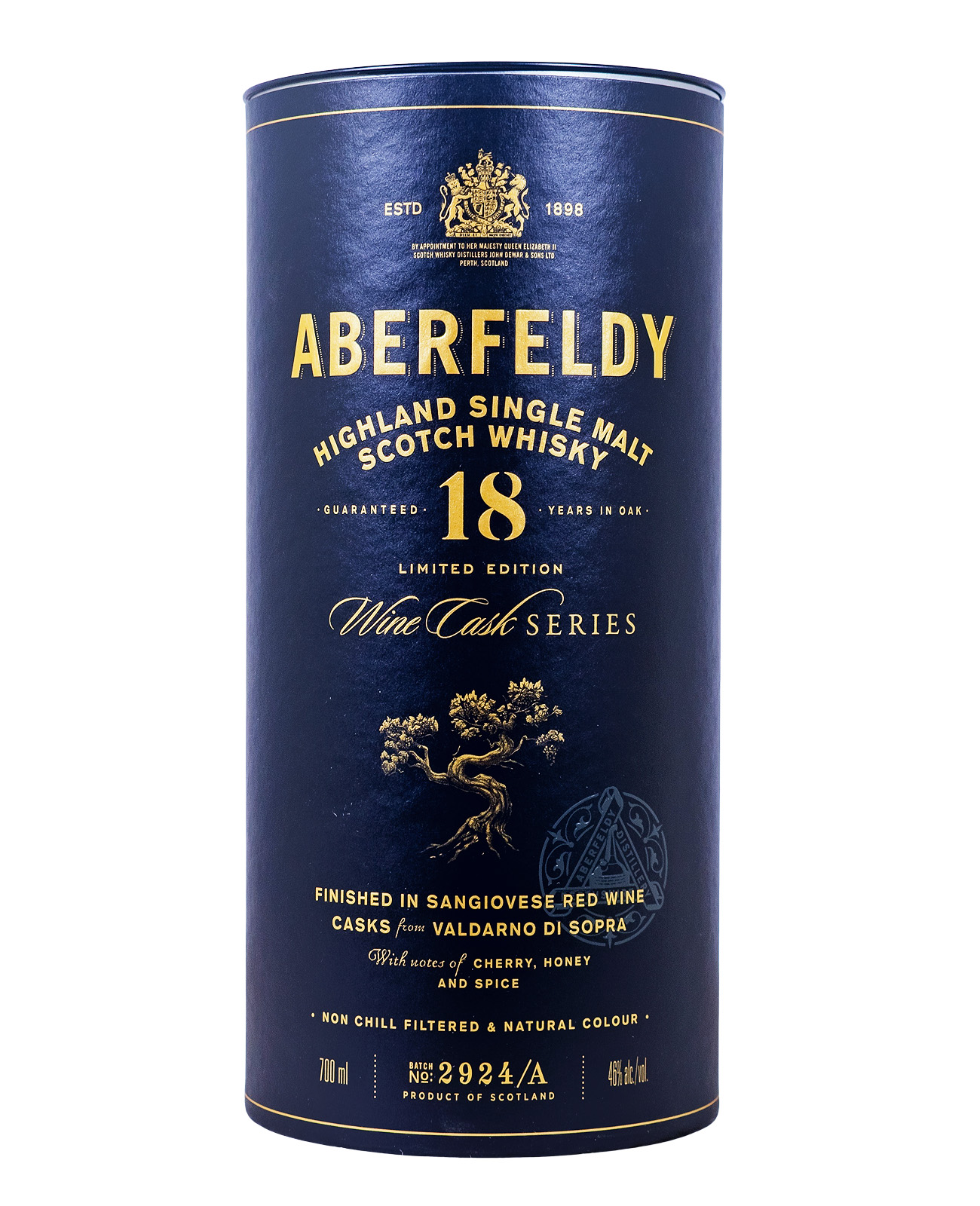 Aberfeldy 18 Jahre Sangiovese - 0,7L 46% vol