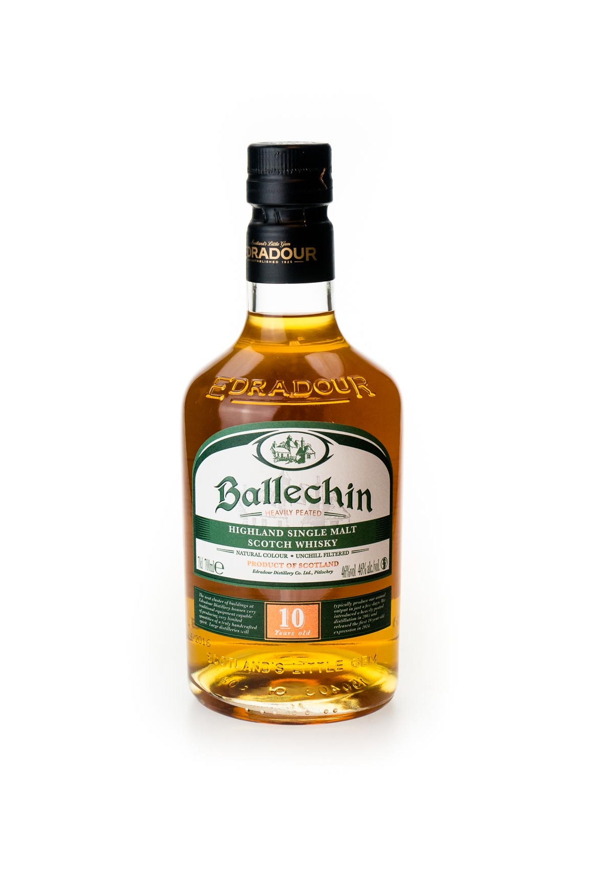 Ballechin 10 Jahre Highland Single Malt Scotch Whisky - 0,7L 46% vol Ballechin 10 Jahre Highland Single Malt Scotch Whisky - 0,7L 46% vol