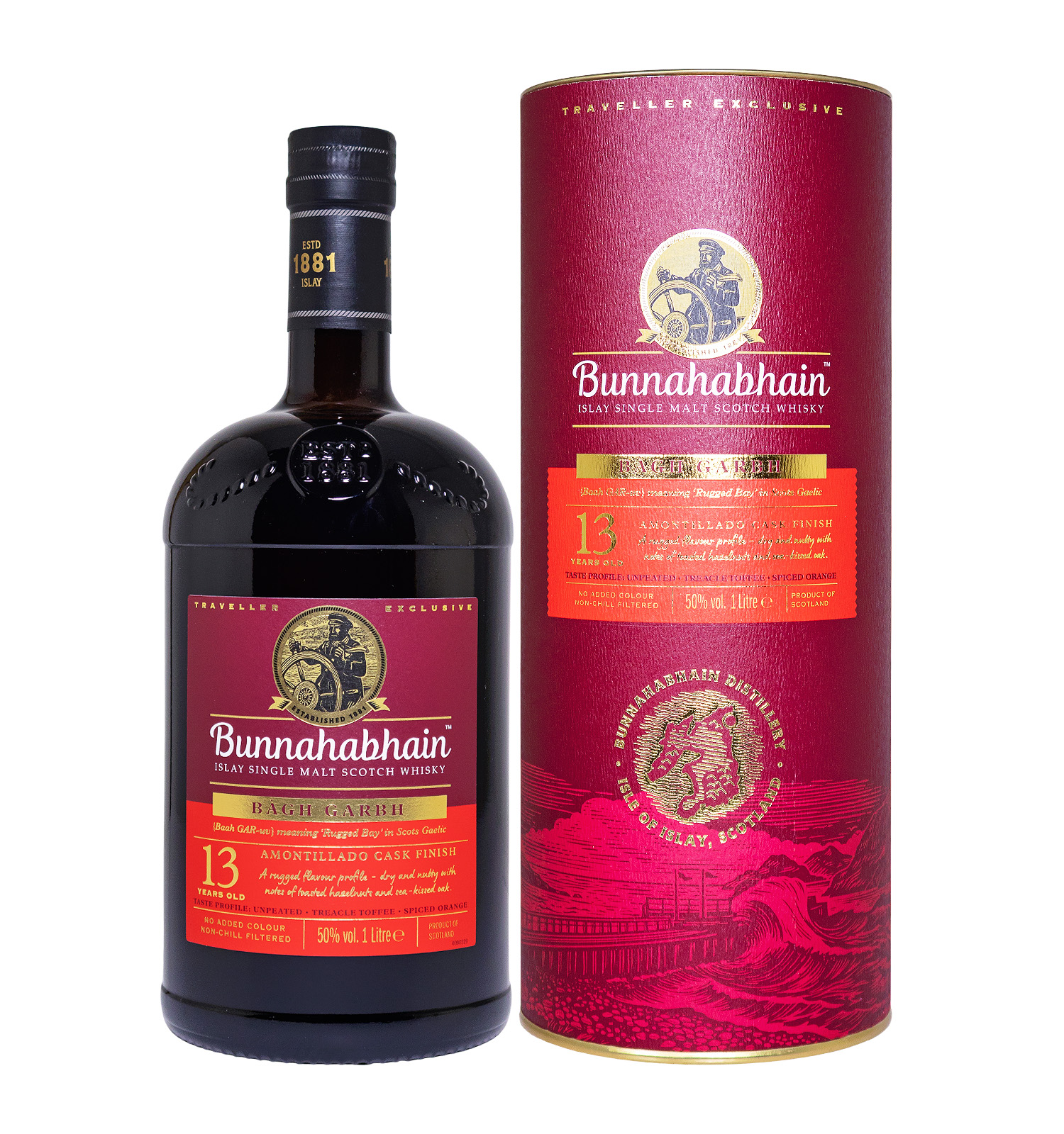Bunnahabhain Bàgh Garbh 13 Jahre Whisky - 1 Liter 50% vol