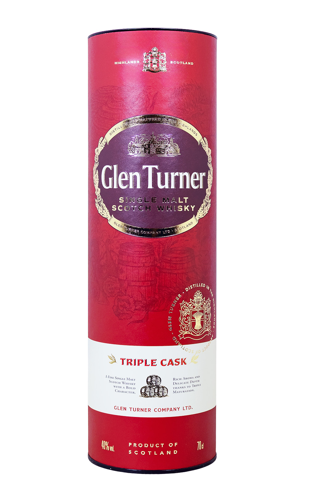 Glen Turner Single Malt Whisky Triple Cask - 0,7L 40% vol