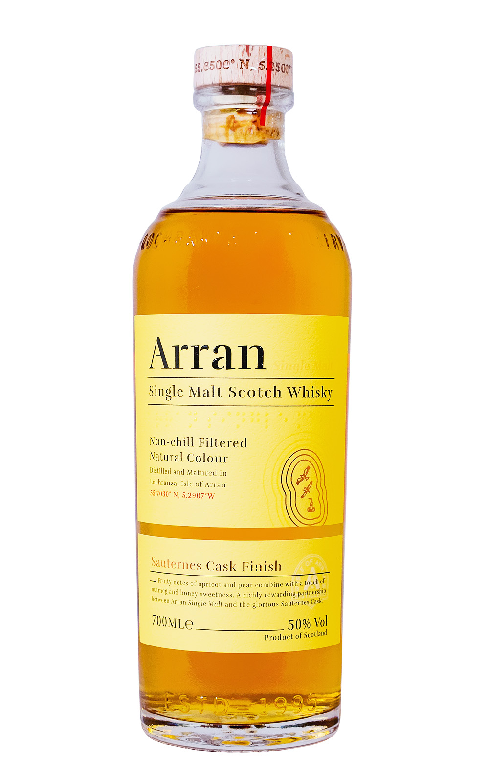 Arran Sauternes Cask Finish - 0,7L 50% vol