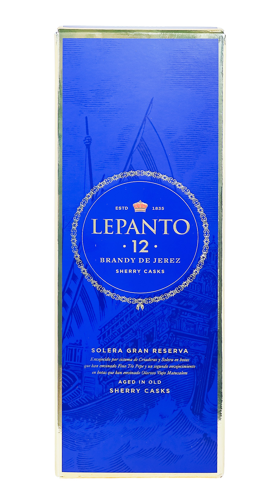 Lepanto 12 Jahre Solera Gran Reserva Brandy de Jerez - 0,7L 36% vol