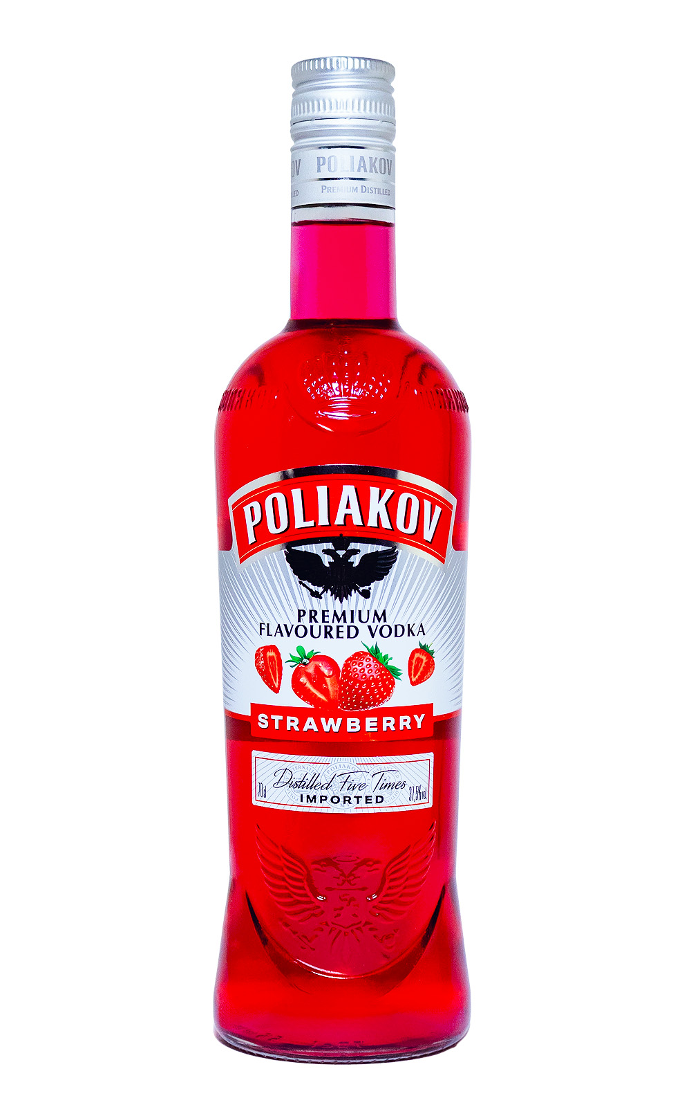 Poliakov Vodka Strawberry - 0,7L 37,5% vol
