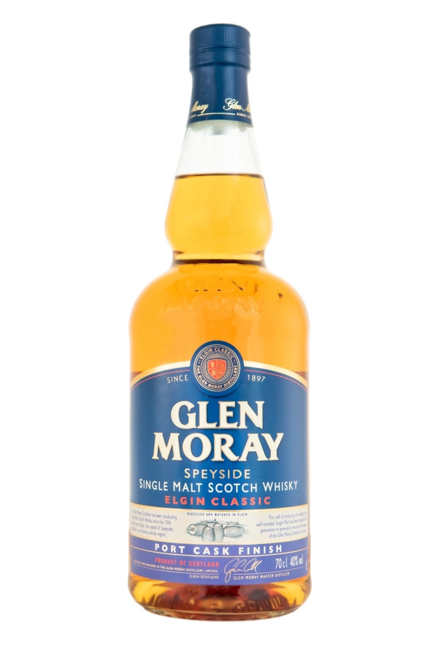 Ohne GEPA: Glen Moray Port Cask Finish Small Batch Release Single Malt Scotch Whisky - 0,7L 40% vol