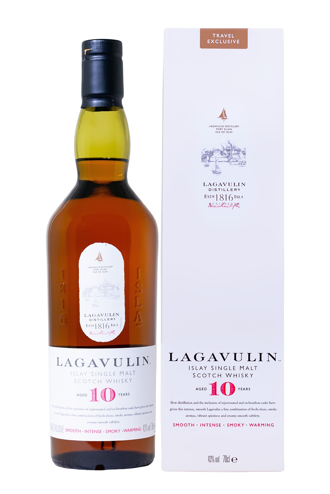 Lagavulin 10 Jahre Islay Single Malt Scotch Whisky - 0,7L 43% vol